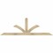 Ekena Millwork Richland Rough Sawn Timber Gable Bracket, Douglas Fir, 84"W x 28"H x 4"D x 4"F, 8/12 Pitch GBW084X28X0404RIC00RDF - alternate 1